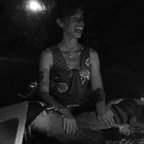 SpiritBird in an early moment of her life reflecting the beginning of her spiritual sensitivity and shamanic path