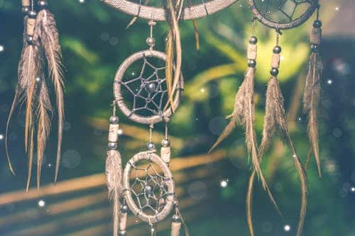dreamcatcher symbolizing spiritual protection and filtering negative energy