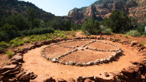 Image for blog post about Shamanic Medicine Wheel and Prayer to the Four Directions