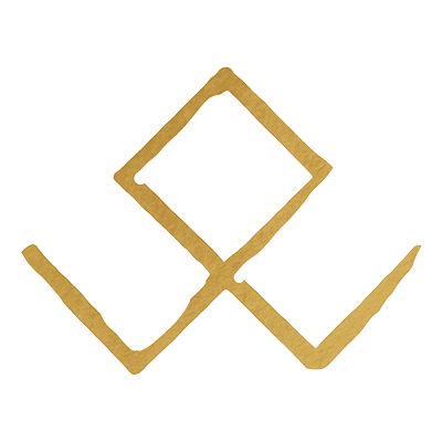 Sacred symbol with diamond and base line representing clarity, direction, and grounded spiritual path