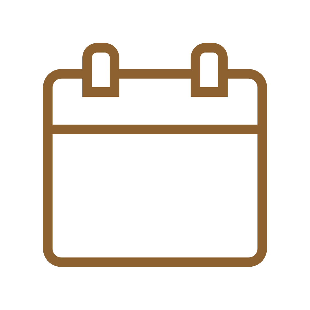 Calendar icon for scheduling private coaching sessions with SpiritBird at Holton Healing Arts