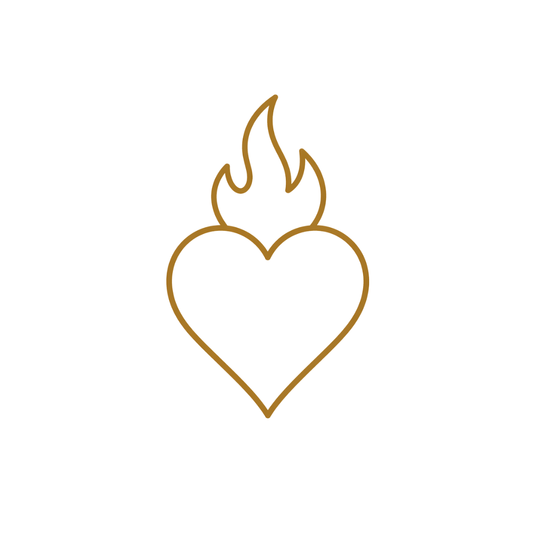 Heart icon representing emotional healing and self-love in The Healing Journey by SpiritBird
